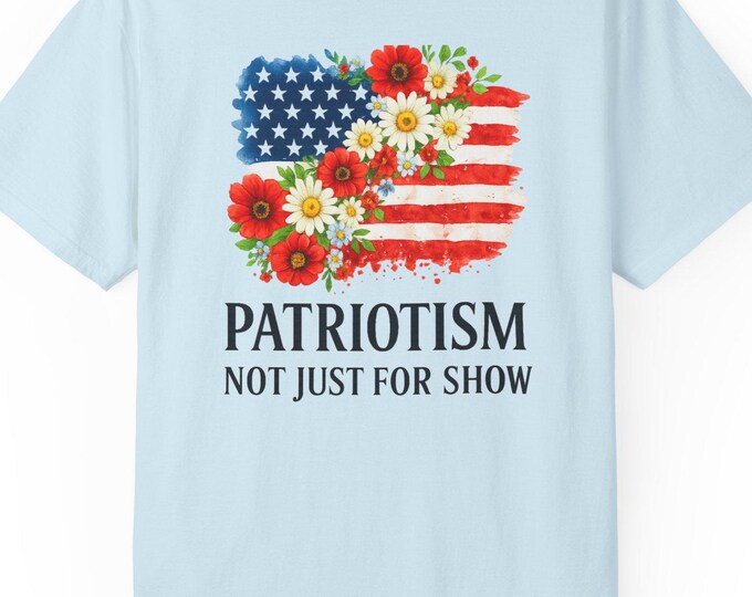 Independence Day T-Shirt: Unisex Garment-Dyed 4th of July Tee