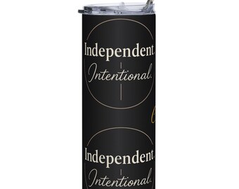 Personalized Stainless Steel Tumbler: 20oz Custom Travel Mug