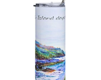 Personalized Stainless Steel Tumbler: 20oz Custom Travel Mug