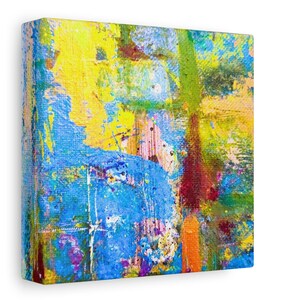 Abstract Canvas Art: Vibrant Silhouette Wall Decor
