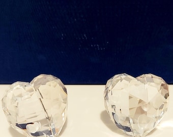 Swarovski Silver Shade Hearts – Set of 2 | Style #1096729