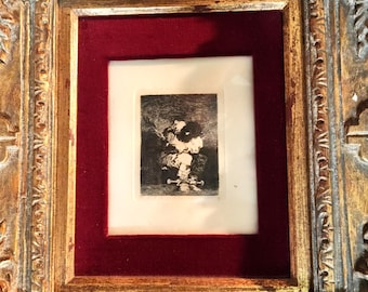 Gazette des Beaux-Arts Etching: Framed French Baroque Art Print