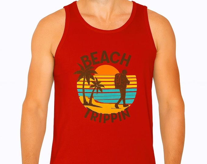 Beach Trippin' Unisex Tank Top: Soft Cotton Jersey, Summer Apparel