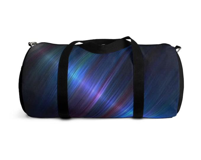 Oxford Canvas Duffel Bag: Swirl Design, Travel Gym Bag