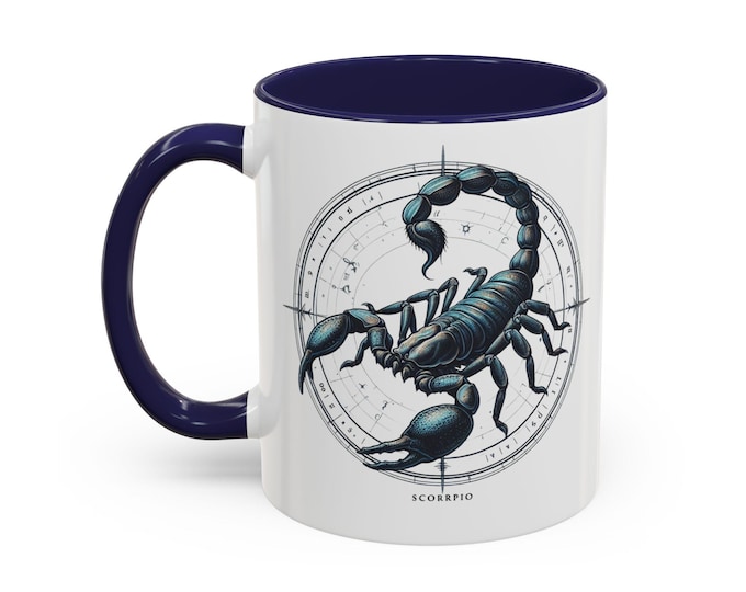 Scorpio Zodiac Coffee Mug: Astrology Star Sign Gift