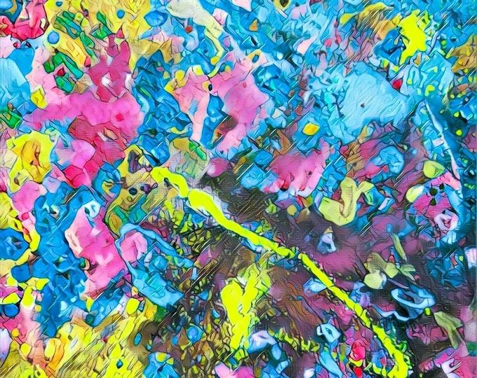 Abstract Art Print Set of 3: Colorful Modern Home Decor (Digital Download