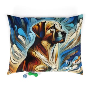 Pet Bed for Dog Lovers, Unique Dog Bed, Cozy Pet Cushion, Home Decor for Pets, Gift for Dog Owners