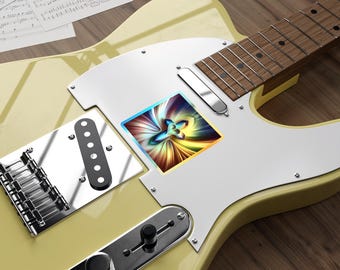 Holographic Die-Cut Vinyl Sticker, Colorful Butterfly Design