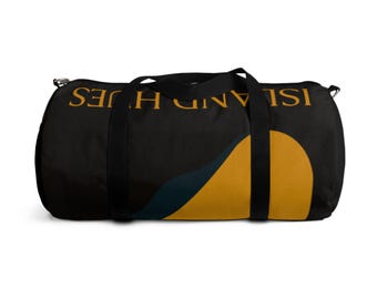 Island Hues Duffel Bag: Stylish Oxford Canvas Travel Gym Bag
