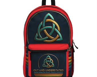 Personalized Celtic Knot Backpack: Custom Name School Bag