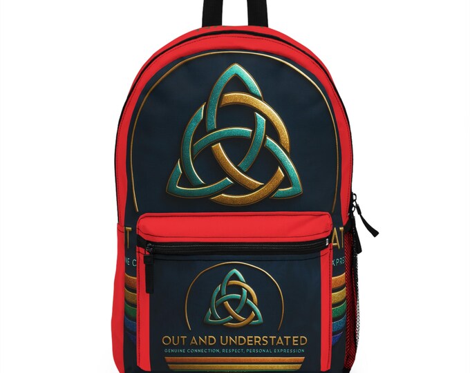 Personalized Celtic Knot Backpack: Custom Name School Bag