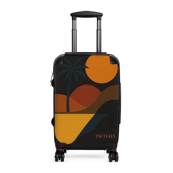 Valigia Modern Sunset: bagaglio da viaggio leggero con ruote a 360