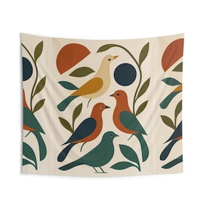 Tropical Wave Tapestry: Bohemian Beach Home Decor