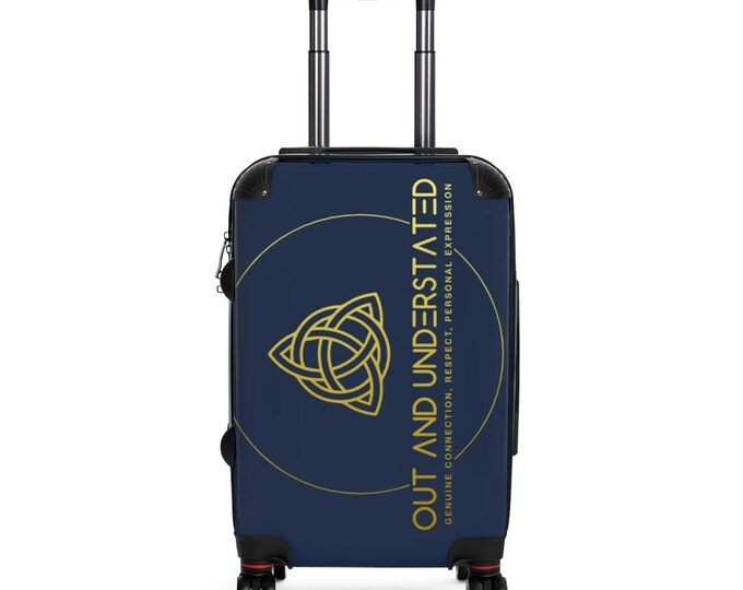 Minimalist, Stylist Travel Suitcase: Understated Design for Adventurers, Unique Carry-On Luggage Gift