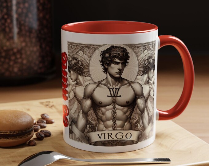 Artistic Virgo Coffee Mug: Zodiac Astrology Gift