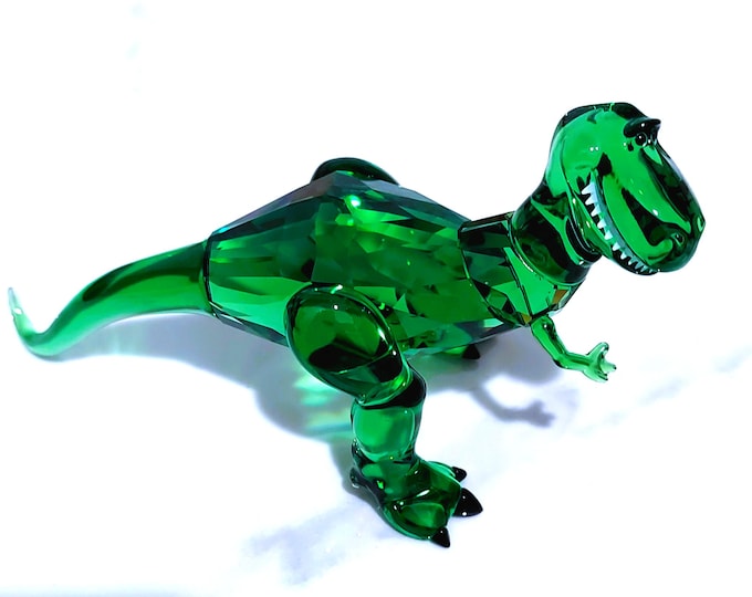 Swarovski Toy Story Rex Crystal Figurine | Retired Disney Collectible | Green Crystal Dinosaur #5492734- FREE SHIPPING