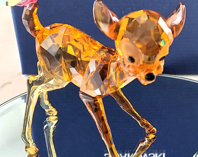 Swarovski Disney Bambi Crystal Figurine | Retired Collectible |  - FREE SHIPPING