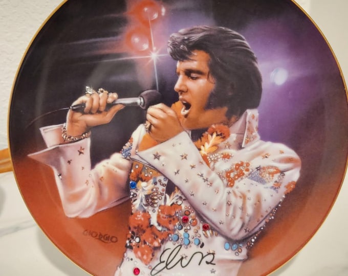 Elvis Presley Collector Plate: "I'll Remember You" - 1992 Bradford Exchange