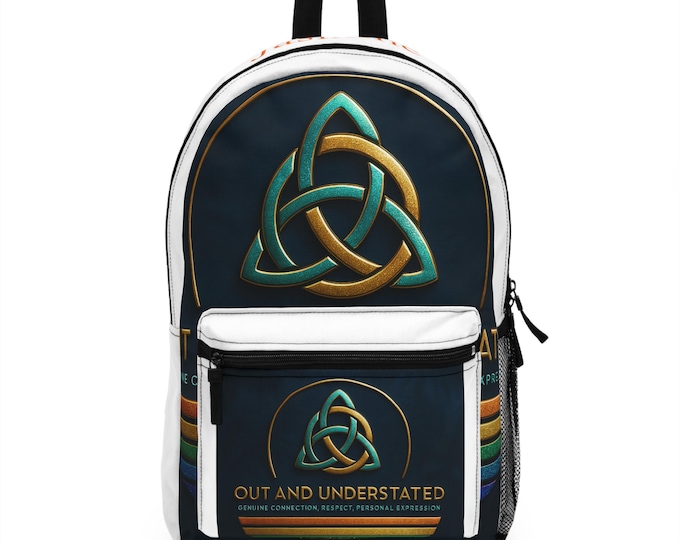 Personalized Celtic Backpack: Custom Name School Bag