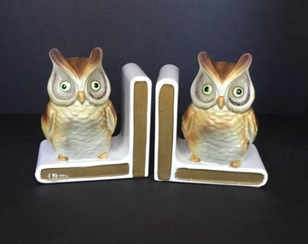Lefton Owl Bookends