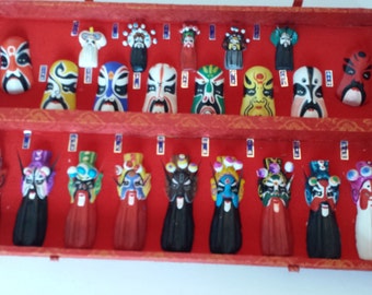 Chinese Opera Masks and Figures