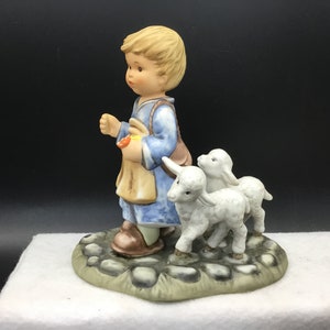Hummel Child with Lambs - O Come All Ye Faithful
