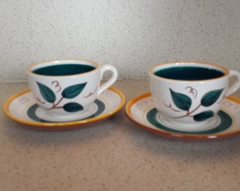 Pair of Stangl Cups and Saucers