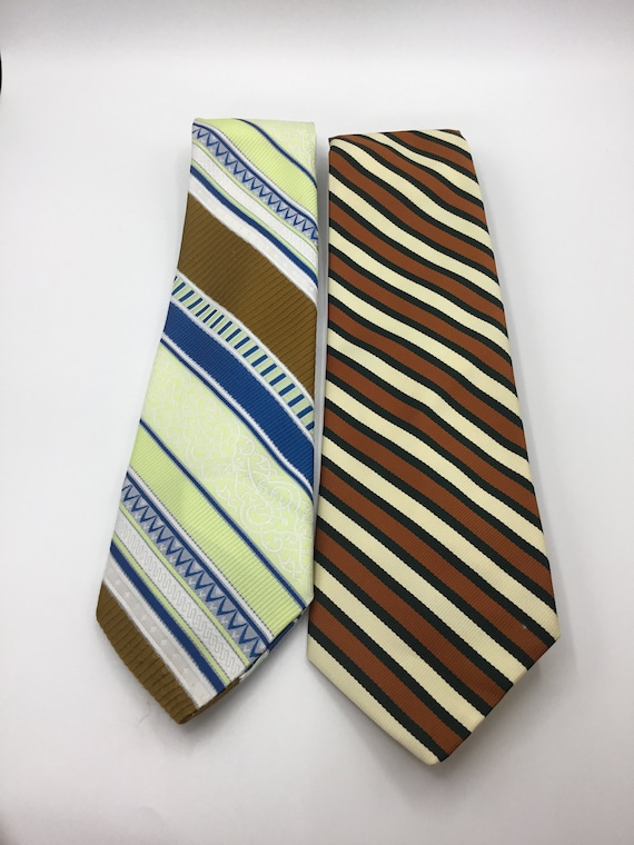 Excellent Pair of Vintage Ties - Chadwick and Wem… - image 1