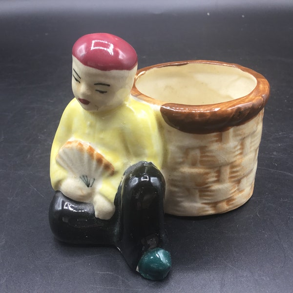 Small Oriental Man Planter