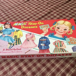 Whitman Paper Doll 1958 Magic Stay On