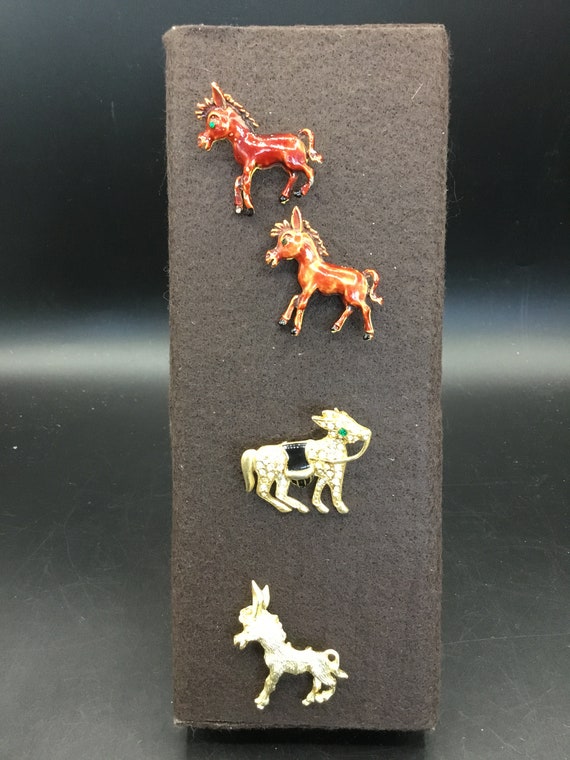 CHOOSE ONE Brooches Donkeys Mules Burrows - image 2
