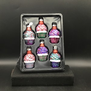 Radko Celebrations Cupcake Ornaments