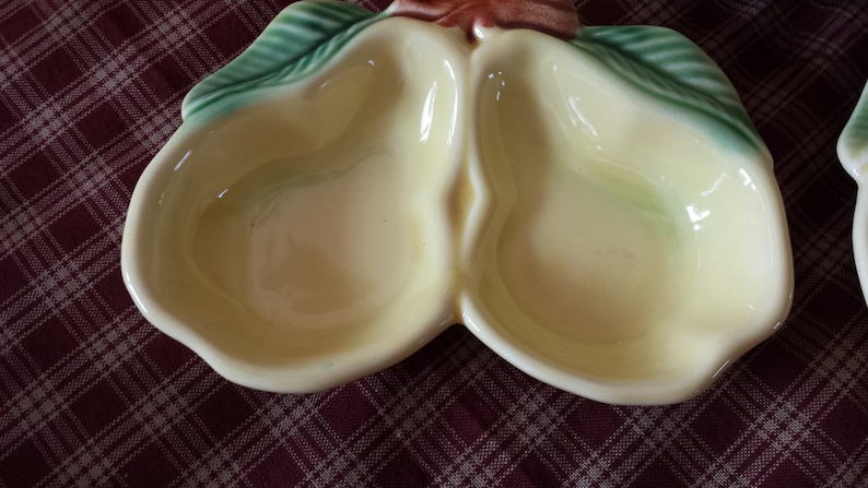 Belmar Pottery of California Pear Bowl and Trays