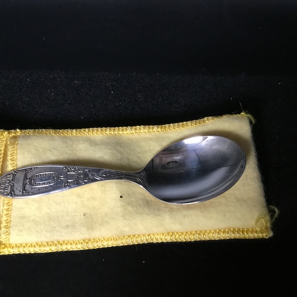 Wm Rogers Baby Spoon Etsy