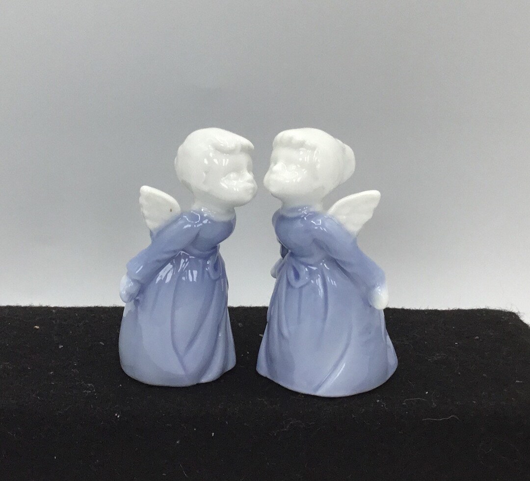 Kissing Angels Figurines Etsy