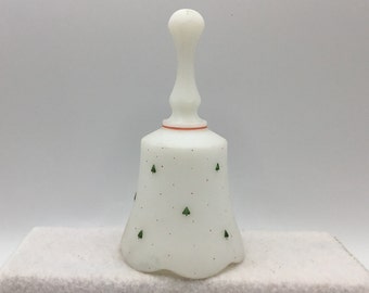 Fenton Yellow Custard Bell - Hand Painted - Signed Becky B