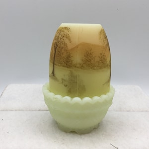 Fenton Fairy Lamp - Trees - Glows