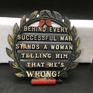 Vintage Trivet - Successful Man