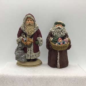 Jenna McKenna Santa/Father Christmas Figurines - YOUR CHOICE of A or B