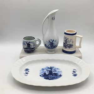 Blue Delft Collection - 4  Pieces