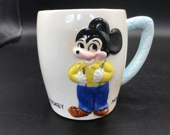 Vintage MIckey Mouse Mug - Walt Disney Productions