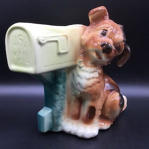 Dog and Mailbox Planter - Royal Copely