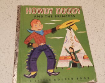 Howdy Dowdy and the Princess Golden Book 1952