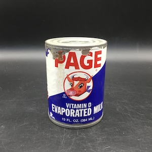 VTG PAGE Evaporated Milk Bank