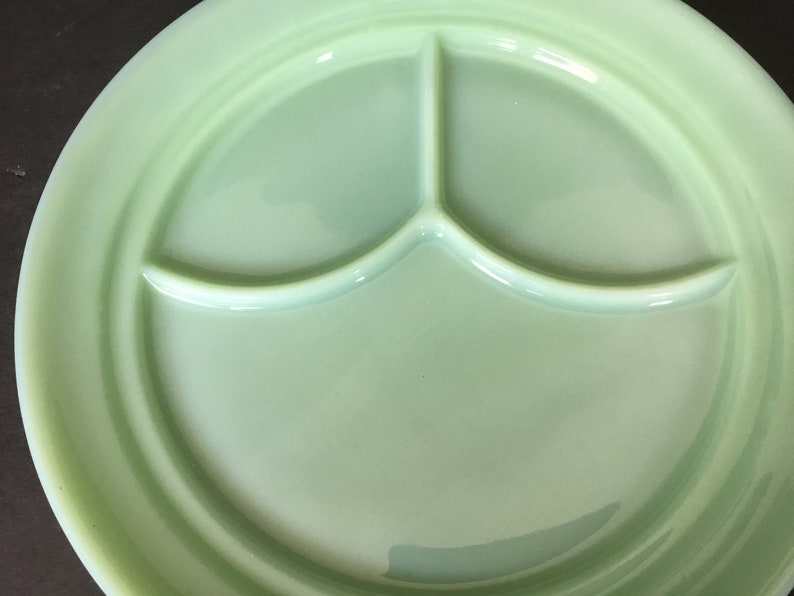 Fire King Jadite Divided Grill Plate