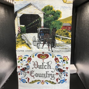 VTG Amish Tea Towel - Dutch Country