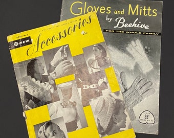 Vintage Crochet Booklets - Crochet Accessories Books - Circa 1949 Crochet Patterns