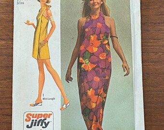 Vintage Sewing Pattern - Simplicity 9415 Pattern - Coverup Sarong