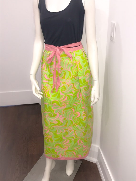 Vintage Apron - 60s Apron - Psychedelic Apron - Fun Apron - Summer Apron
