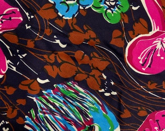 Vintage Fabric - 1970’s Fabric - Nylon Dress Fabric